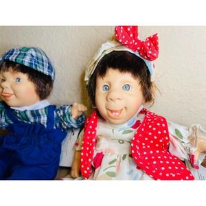 Vintage My Pals Bean Bag Children, art dolls